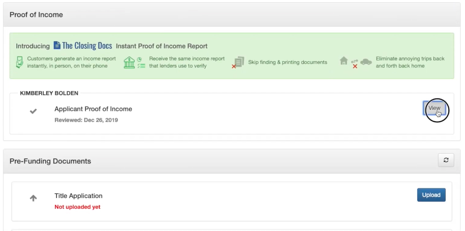 DEALER CAN VIEW INCOME REPORT IN OCTANE