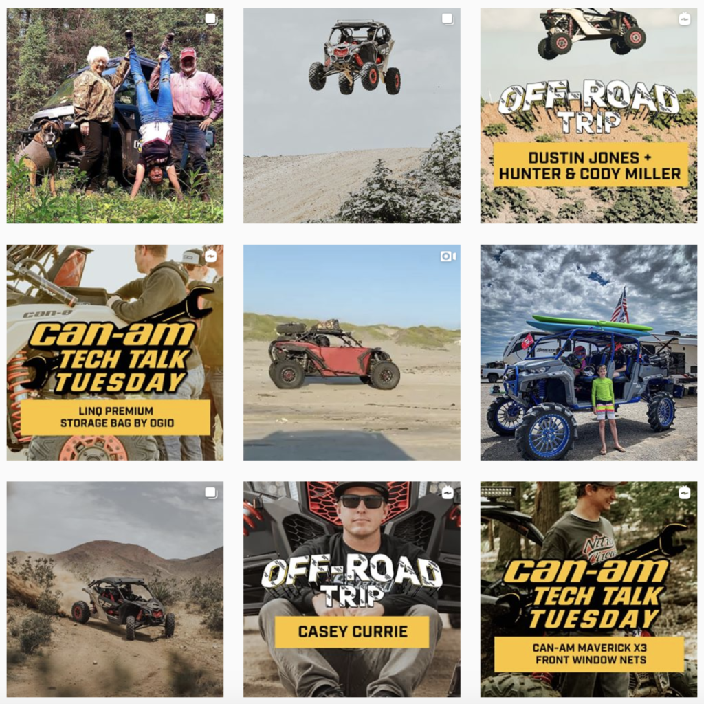 CAN-AM OFF-ROAD INSTAGRAM GRID