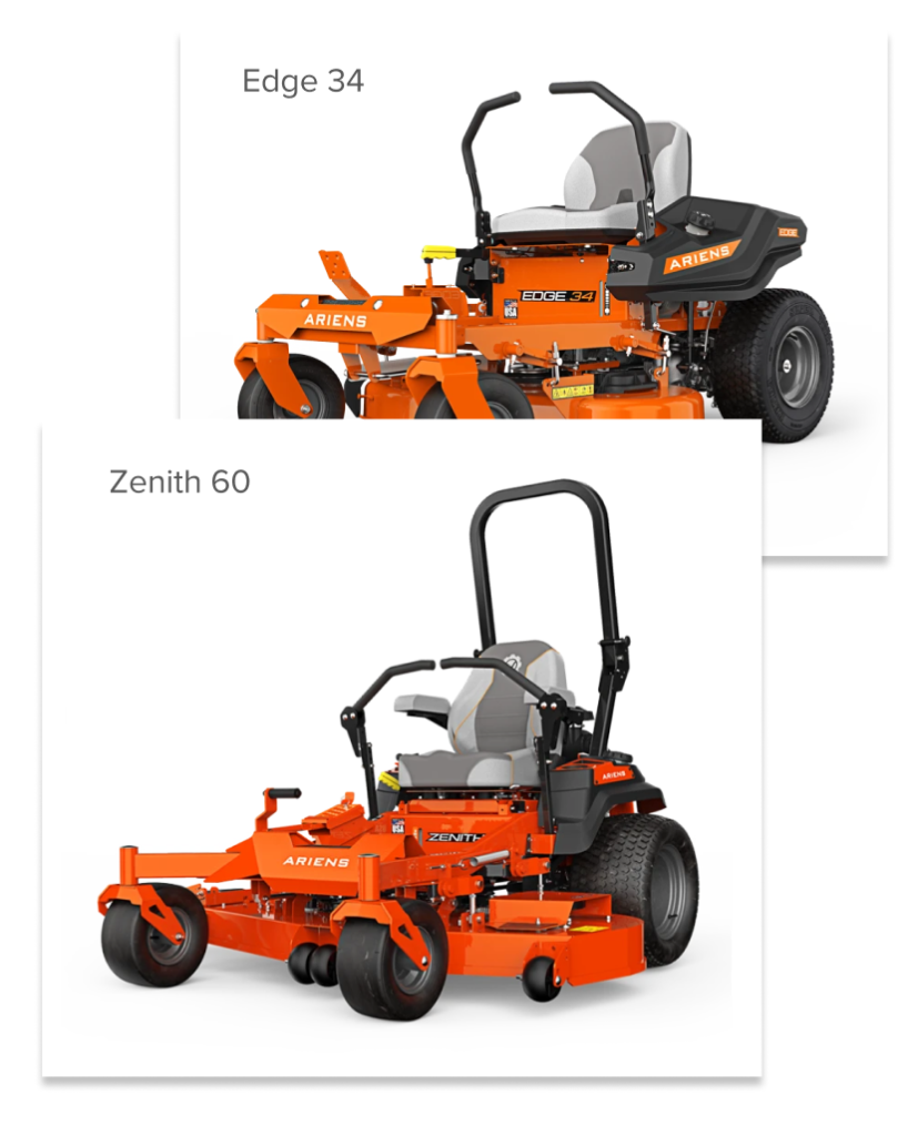 ARIENS EDGE AND ZENITH MODELS