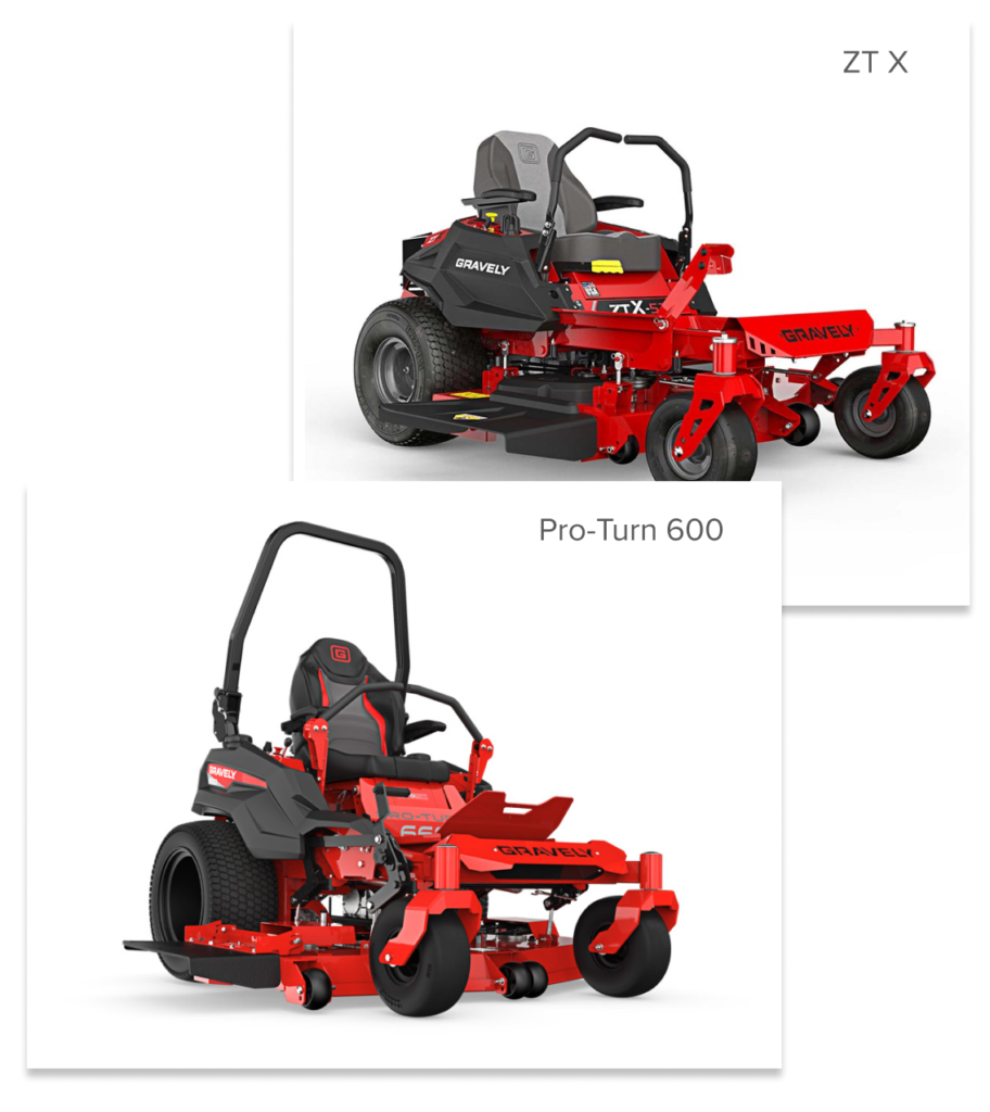 GRAVELY ZT X AND PRO-TURN 600 MODELS